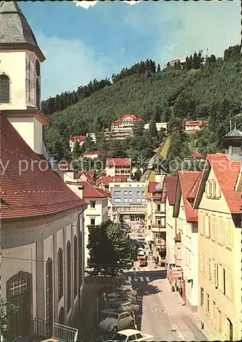 Wildbad Schwarzwald Bergbahn Sommerberg Sommerberghotel  Kat. Bad Wildbad