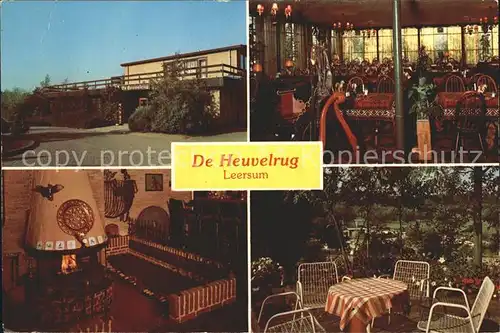 Leersum Restaurant De Heuvelrug  Kat. Leersum