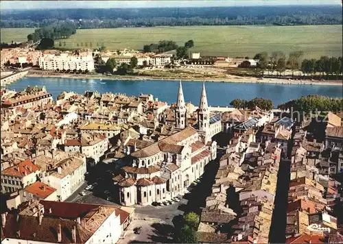 Macon Saone et Loire Fliegeraufnahme Kat. Macon