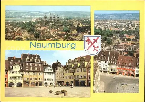 Naumburg Saale Teilansichten Wilh Pieck Platz Kat. Naumburg
