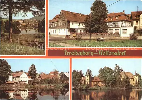 Wolfersdorf Trockenborn Wolfersdorf HOG Schuesselgrund OT Wolfersdorf Wasserschloss Froehliche Wiederkunft Kat. Trockenborn Wolfersdorf