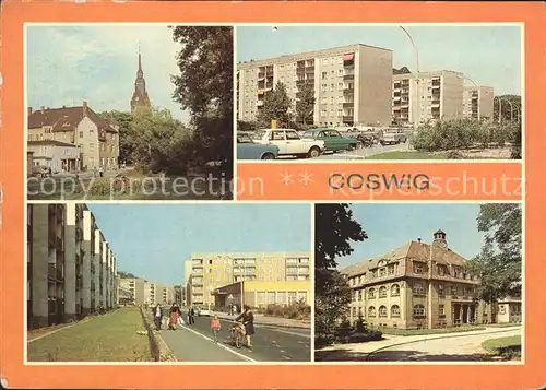 Coswig Sachsen Friedrich Engels Platz Strasse der Befreiung Pflegeheim Coswig Kat. Coswig