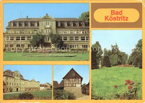 Bad Koestritz Sanatorium Thaelmann Str HOG Frosch Schlosspark Kat. Bad Koestritz