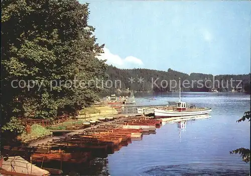 Kriebstein Talsperre Bootsliegeplatz Kat. Kriebstein