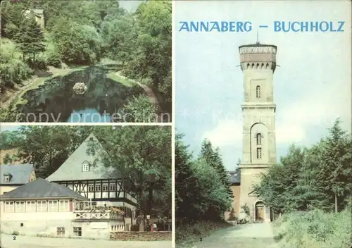 Annaberg Buchholz Erzgebirge Waldschloesschenpark HOG Frohnauer Hammer Poehlberg Kat. Annaberg