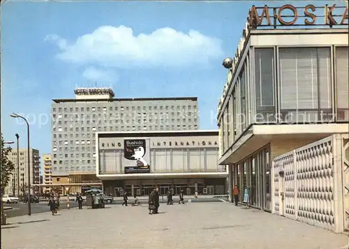 Berlin Hotel Berolina und Kino International Kat. Berlin