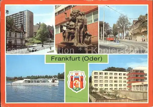 Frankfurt Oder Salvador Allende Hoehe Plastik Wir MS Eisenhuettenstadt Feierabendheim Gubener Str Kat. Frankfurt Oder