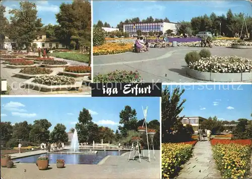 Erfurt IGA Rosengarten Festplatz Wasserachse Zentralgaststaette Kat. Erfurt