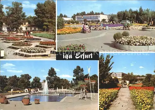 Erfurt IGA Erfurt rosengarten Festplatz Wasserachse Zentralgaststaette Kat. Erfurt