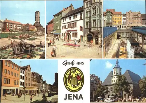 Jena Am Platz der Kosmonauten Johannisstr Historisches Rathaus Kat. Jena