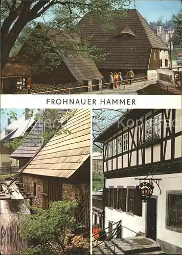Frohnau Annaberg Frohnauer Hammerwerk mit Herrenhaus Museum und Gaststaette Kat. Annaberg