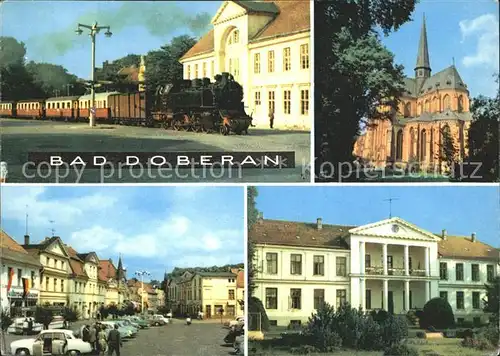 Bad Doberan Baederbahn Am Markt Klosterkirche Moorbad Kat. Bad Doberan