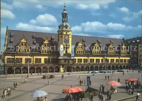 Leipzig Altes Rathaus am Markt Kat. Leipzig