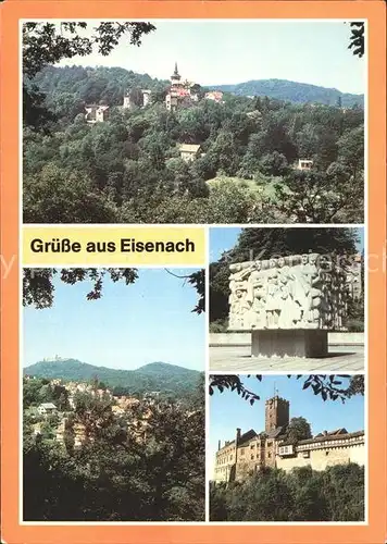 Eisenach Thueringen Teilansicht Stele Eisenacher Parteitag Wartburg Kat. Eisenach