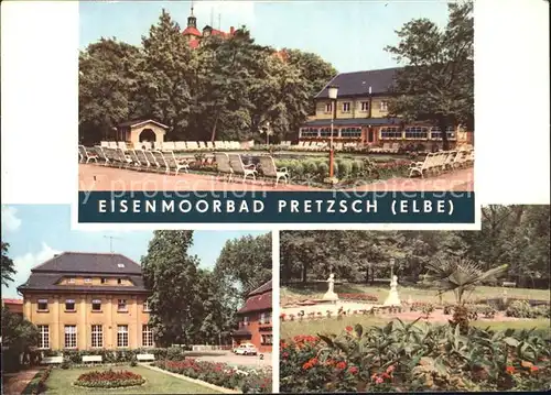 Pretzsch Elbe Kulturhaus Moorbad Kuranlage Kat. Bad Schmiedeberg