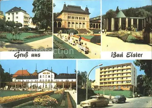 Bad Elster Haus Parsifal Kurhaus Moritzquelle Badehaus Klinik Sanatorium Kat. Bad Elster