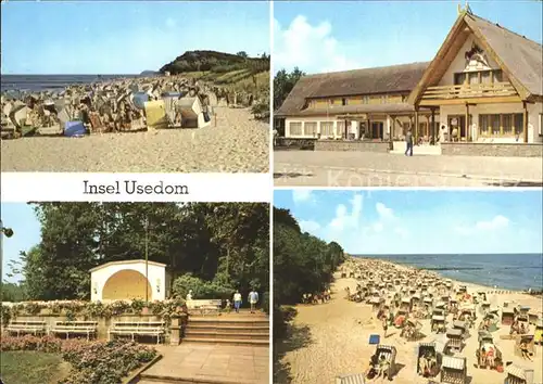 Usedom Koelpinsee Strand Damerow Forstferienheim Koelpinsee Konzertplatz Koserow Strand Kat. Usedom