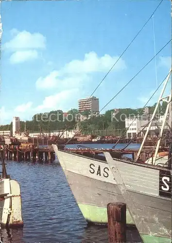 Sassnitz Ostseebad Ruegen Fischereihafen Kat. Sassnitz