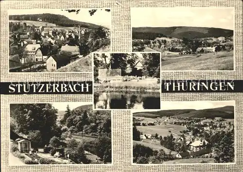 Stuetzerbach Orts und Teilansichten Panorama Kat. Stuetzerbach
