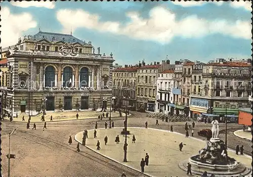 Montpellier Herault La Place de la Comedie Kat. Montpellier