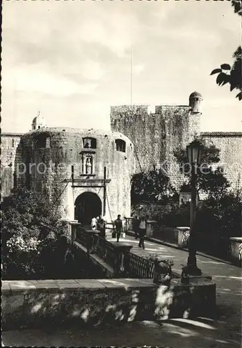 Dubrovnik Ragusa Gradska vrata Ulaz sa Pila Kat. Dubrovnik