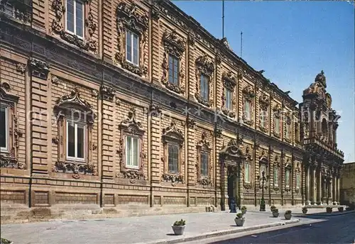 Lecce Regierungspalast und San Croce Kirche Kat. Lecce