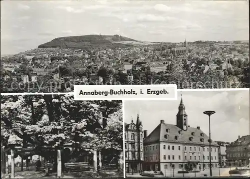 Annaberg Buchholz Erzgebirge Stadtansicht Kat. Annaberg