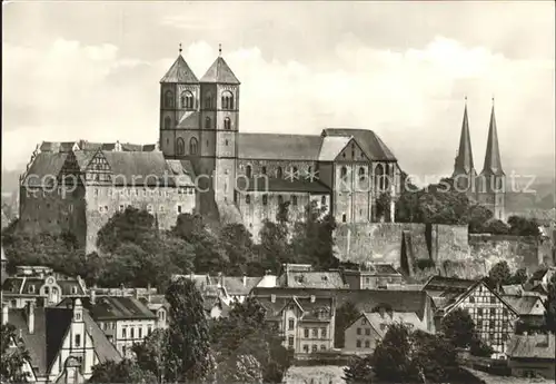Quedlinburg Stiftsschloss Stiftskirche  Kat. Quedlinburg