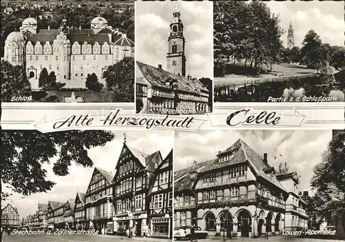 Celle Niedersachsen Schlosspark Stechbahn Zoellnerstrasse  Kat. Celle