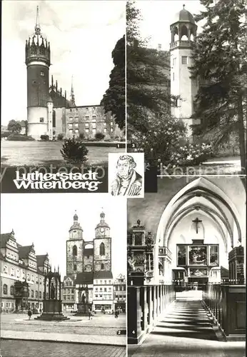 Wittenberg Lutherstadt Schloss Schlosskirche Marktplatz Stadtkirche  Kat. Wittenberg