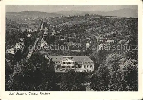 Bad Soden Taunus Kurhaus  Kat. Bad Soden am Taunus