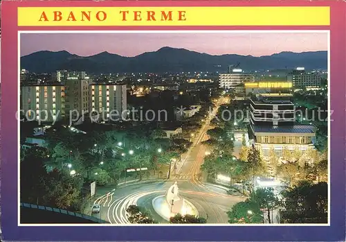 Abano Terme bei Nacht Kat. Abano Terme