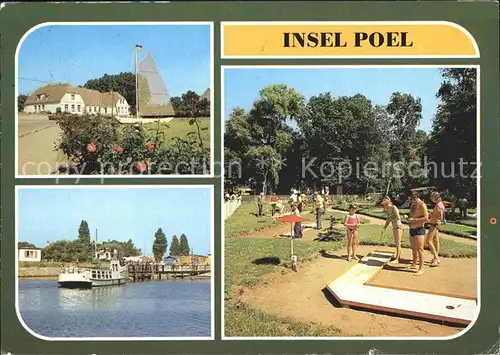 Insel Poel Minigolf Kirchdorf Timmendorf Schwarzer Busch Kat. Insel Poel