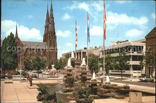 Eindhoven Netherlands Stadthuisplein Catharinakerk Kat. Eindhoven