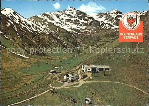 Serfaus Tirol Koelnerhaus Komperdellseilbahn Bergstation Kat. Serfaus