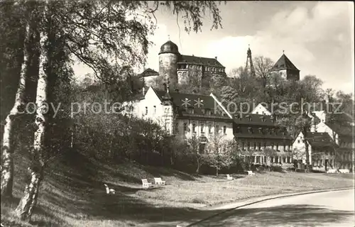 Mylau Blick auf die Burg Kat. Mylau