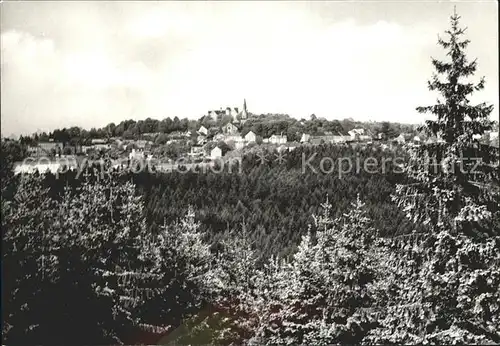 Schoeneck Vogtland Ansicht vom Waldrand aus Kat. Schoeneck Vogtland