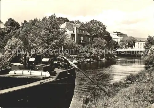 Oranienburg Partie an der Havel Schiff Kat. Oranienburg