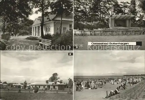 Boltenhagen Ostseebad Baeder Bibliothek Urlauberdorf Konzertplatz Strand Kat. Ostseebad Boltenhagen