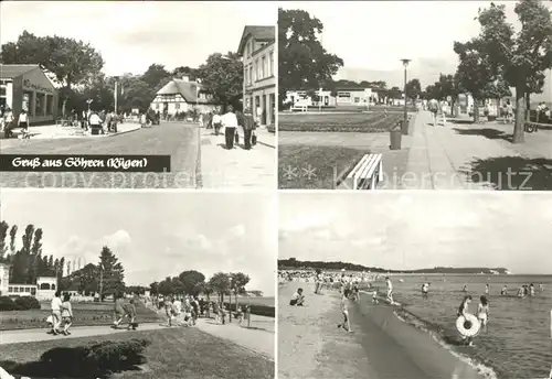 Goehren Ruegen Strassenpartie Strandpromenade Kat. Goehren Ostseebad Ruegen