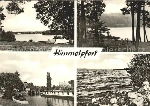 Himmelpfort Camping am See Schifffahrt auf der Havel Kat. Fuerstenberg