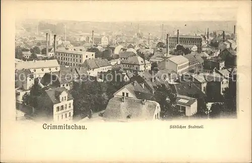 Crimmitschau Suedlicher Stadtteil Kat. Crimmitschau