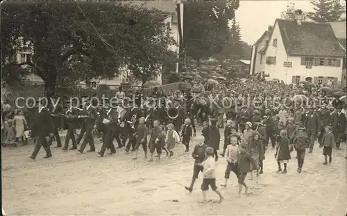 Klingenthal Vogtland Heimkehr des Gebirgsregiments Musikkapelle Kat. Klingenthal Sachsen