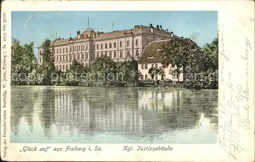 Freiberg Sachsen Koenigliches Justizgebaeude Kat. Freiberg