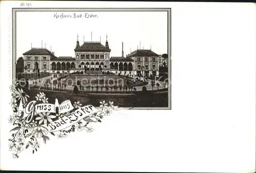 Bad Elster Kurhaus Reichspost Litho Kat. Bad Elster