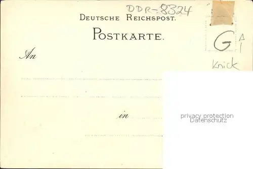 Rathen Saechsische Schweiz Partie an der Elbe Elbsandsteingebirge Kiefern Reichspost Kuenstlerkarte Kat. Rathen Sachsen