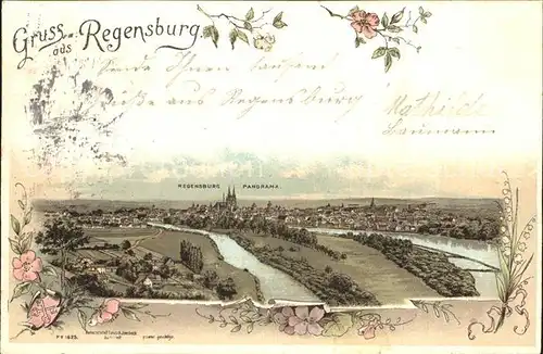 Regensburg Panorama Kat. Regensburg