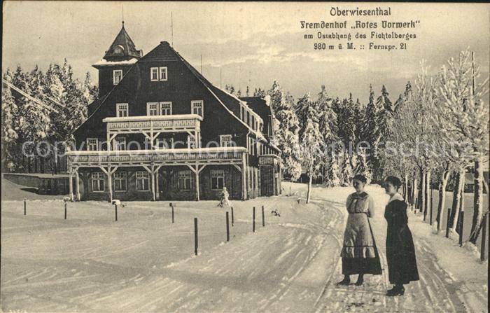 Oberwiesenthal Erzgebirge Fremdenhof Rotes Vorwerk Im Winter Kat Oberwiesenthal Nr Wx90352 Oldthing Ansichtskarten Sachsen