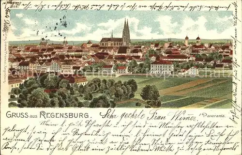 Regensburg Panorama Kat. Regensburg