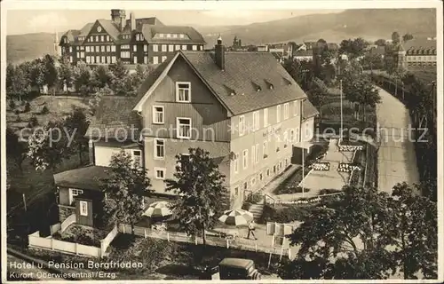 Oberwiesenthal Erzgebirge Hotel Pension Bergfrieden Kurort Kat. Oberwiesenthal